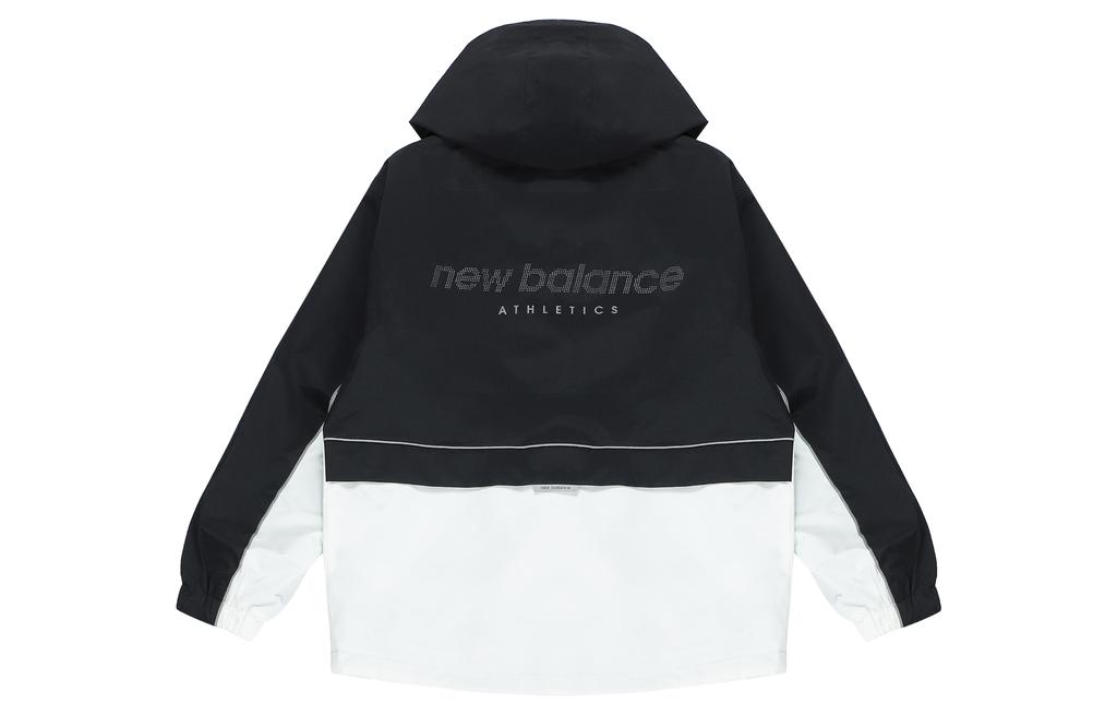 New Balance Jackets Unisex Black Hooded Moderate Other 5AC39333-BK