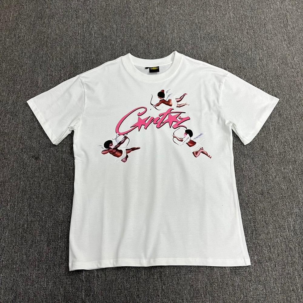 Cross-border American High Street Alcatraz Series Letter Pattern Printing Casual Loose Short-sleeved T-shirt Top Men's and Women's Tide