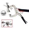 2-in-1 C-type Woodworking Locking Pliers, Oblique Hole Clamp for Cabinet Carpentry