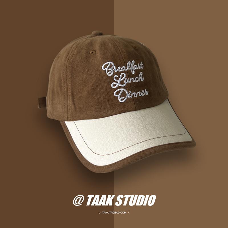 

Trendy Colorful Korean Baseball Cap For Women And Men With Embroidered Letters In Various Colors Stylish коричневый