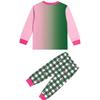 Children's Fashion Suit Skirt Round Neck Long Sleeve Top Pants