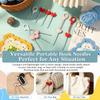3Pcs/Set Keychain Keyring Crochet Keychain Red Heart Handle Knitting Needles Set  DIY Craft