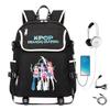School Bag College Wind Large Capacity Middle School High School Student Cartoon Backpack
