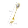 Stainless Steel Spoons Inlay Ceramic Coffee Ladles, Vintage Gold Plating Dessert Spoon, High-class Cake Scoops, Christmas Gift
