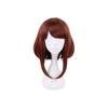Anime Cosplay Uraraka Ochaco Wig Bob Brown Synthetic Hair Peluca For Frieren Festival Role Play Props