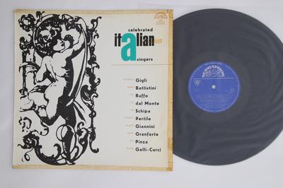 LP Record VARIOUS - Celebrated Italian Singers SUA10805 SUPRAPHON 1967 Czechoslov Classical Used