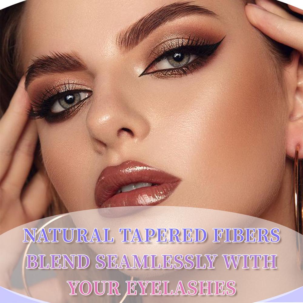 Evropské a americké DIY smíšené umělé řasy - Přirozené, Husté, Velkokapacitní Kniha horkotavných trsových řas