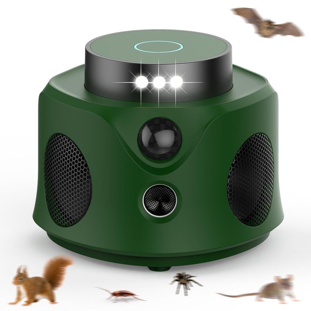 Ultrasonic Insect Repellent for Roaches and Effective Coverage of 260 Tatami Mats sq PIR Quiet Electromagnetic LED Pest and Safe for Children and