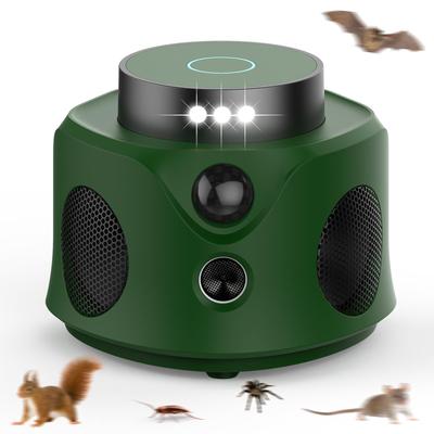 Ultraschall-Insektenvertreiber für Kakerlaken und effektive Abdeckung von 260 Tatami-Matten qm PIR Leise Elektromagnetisch LED Schädlinge und Sicher für Kinder und