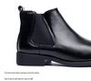 Men's Autumn/Winter 2025 Pointed Toe High-Top Leather Boots – Business Chelsea Slip-On Martins