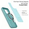 Magnetic Matte Soft TPU Phone Case For Magsafe iPhone Air 17 E 17E 16 15 Plus 14 13 12 11 Pro Max X XS XR 16E Anti-drop Solid Color Protective Cover