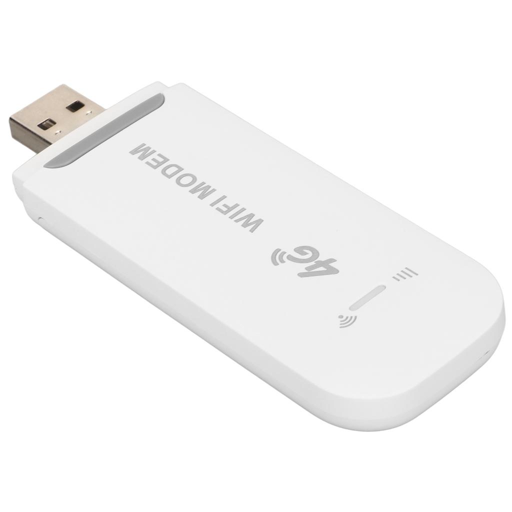 4G LTE Wireless Router 150Mbps Support 10 Users USB Interface Portable WiFi Modem for Tablet Laptop White