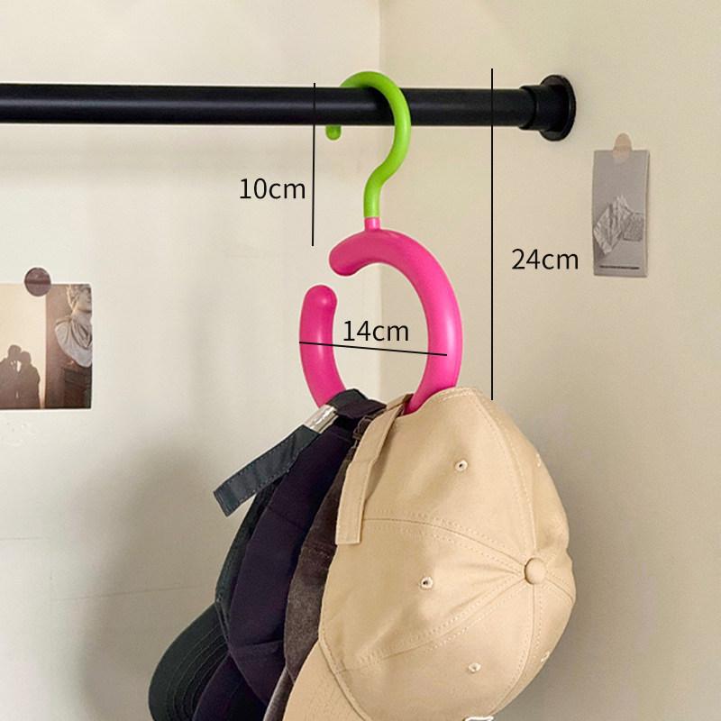 3Pcs Multifunction Invisible Luxury Plastic Hat Storage Coat Hanger Nordic Adult Home Closet Use