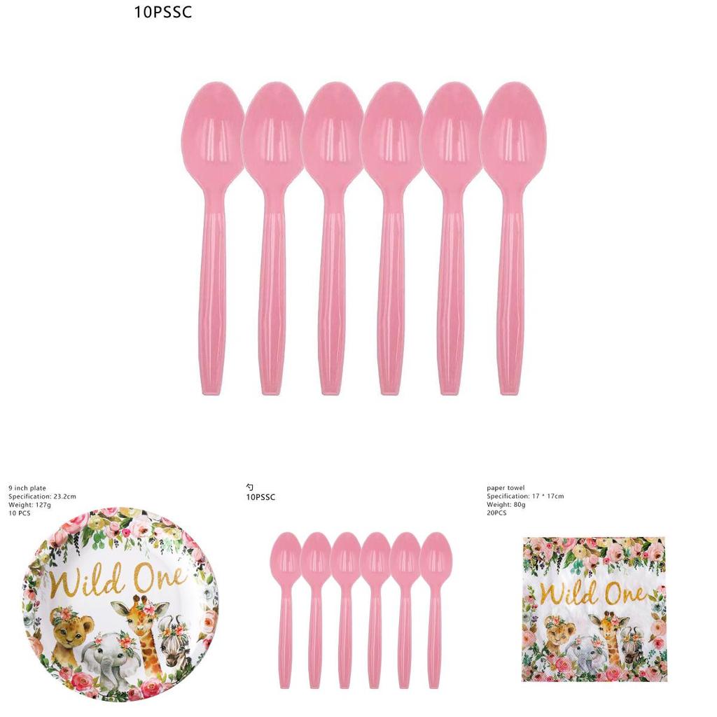 One Whimsical Birthday Party Supplies Set With Bright And Cheerful Decorations**
