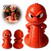 Desktop Decoration Ornament 3D Printed Snake Ornament, Cartoon Angry Little Figurine, PLA Plastic Durable for Home Office Desk Display Small