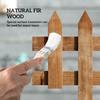 Pack of 12 Wooden Border Fences, Garden Fixed Picket Fence for Lawn Edging, Flowerbed, 60L X 1D X 34H Cm, Brown