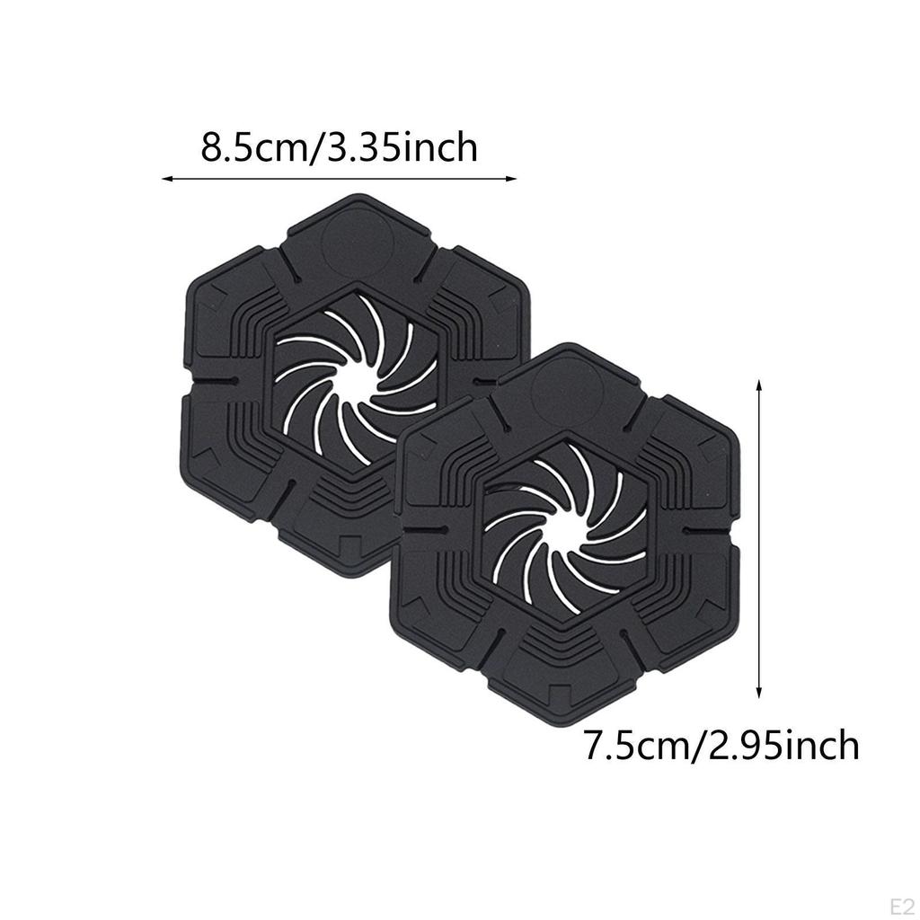2Pcs Wiper Arm Hole Protective Covers Pads Car Accessories Premium Easy to Install Windshield