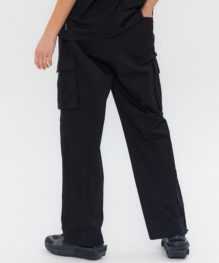 KULTE Weite Cargohose Schwarz