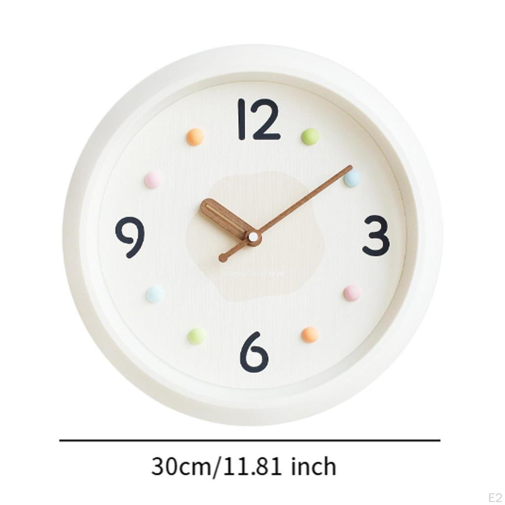 Figurines Wall Clock Statue Animal Ornaments Resin PP Wooden Hands Quiet Non Ticking Decorative