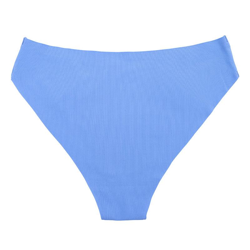 Women Summer Sexy Pure Color Exercise Yoga Seamless Comfortable Antibacterial Waist Triangle Briefs