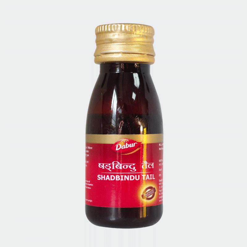 Dabur Shadbindu Tail 25ml Ayurvedic Nasal Oil for Sinus Relief and Headache Comfort