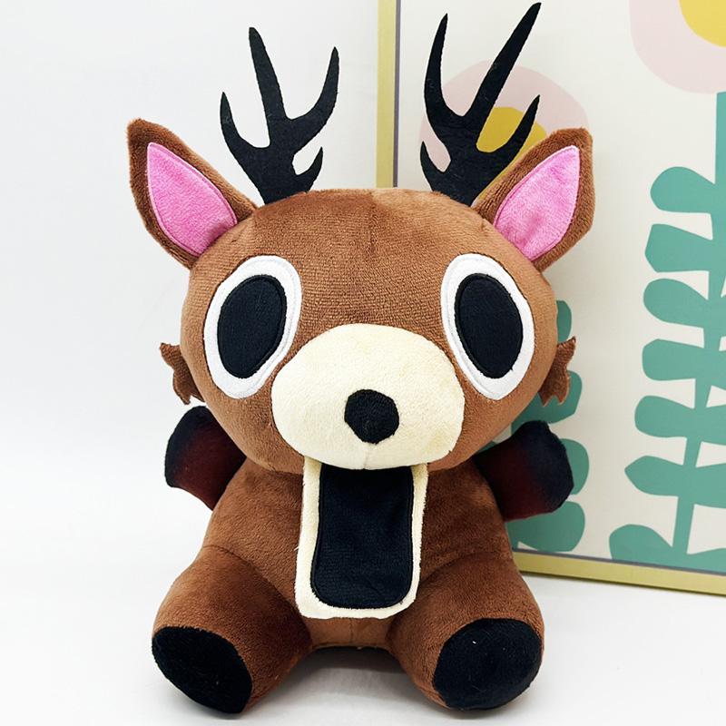 NEW 99 Nights In The Forest Deer Plush Cartoon Baby Deer KEYCHAIN Plushie Doll Game Peripherals Bag Stuffed Decor Toy Fans Gift
