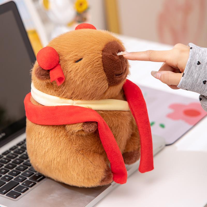 Cute Kapibala Doll Transforms Into Nezha Capybara Plush Toy Doll Kapibala Doll Birthday Gift