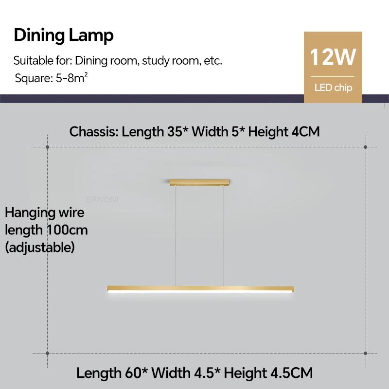 

Современный светодиодный подвесной светильник люстра подвесной светильник для столовой гостиной спальни интерьер домашнего декора светильник люстра Warm White(no RC)