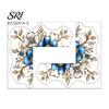 Easy Install Switch Decal Flower Lamp Sticker Removable Self-Adhesive Floral Wall Peel And Versatile Stick Decorative Socket Surround Decals