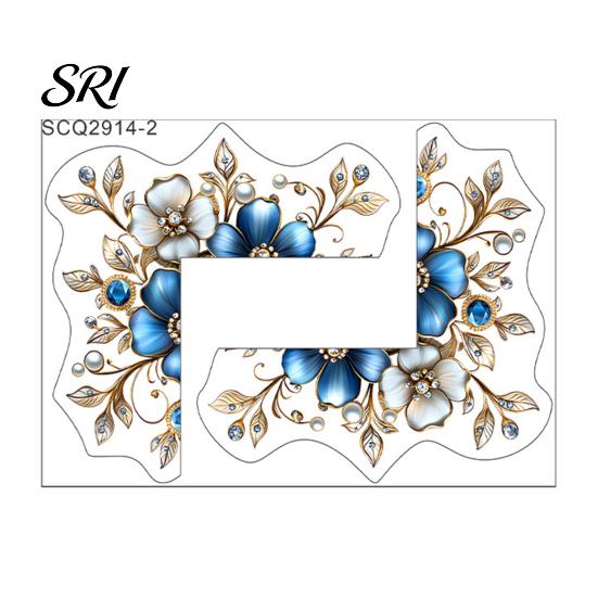 Easy Install Switch Decal Flower Lamp Sticker Removable Self-Adhesive Floral Wall Peel And Versatile Stick Decorative Socket Surround Decals