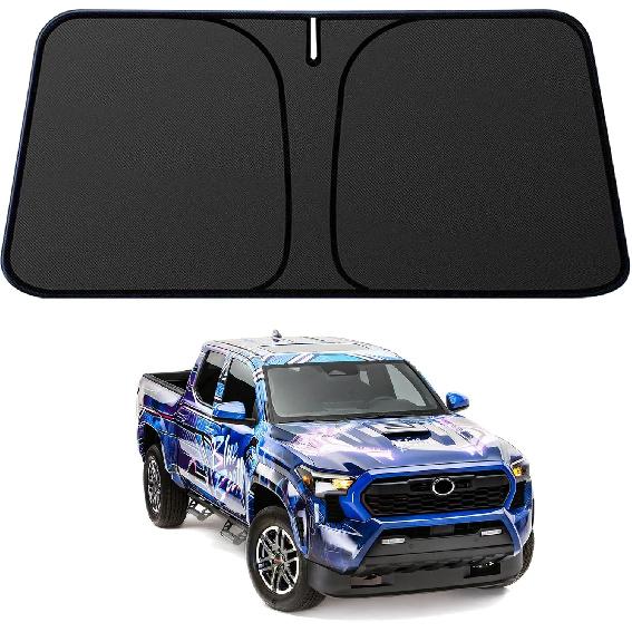 Ized Windshield Sun Shade for Toyota RAV4 -2024 2025 RAV-4 LE XLE Premium Blocks UV Rays Accessories,1:1 Tailored Foldable Thickened Front Window