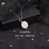 12 Constellation Symbol Titanium Steel Necklace Couple Necklace