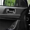 Carbon Fiber Interior Front Door Handle Cover Trim or Mitsubishi Lancer 08-15