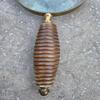 Brass Magnifying Glass, Wooden Handle, 10X Lens Birthdays, Wedding, Retirements, Housewarmings, Christmas, Thanksgiving, Easter, New Year