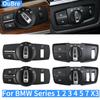LHD Car Interior Accessories Headlight Lamp Switch Cover Trim For BMW 1 2  3 4 5 7 Series F10 F11 F18 F01 F30 F35 F34 F20 X3 X4