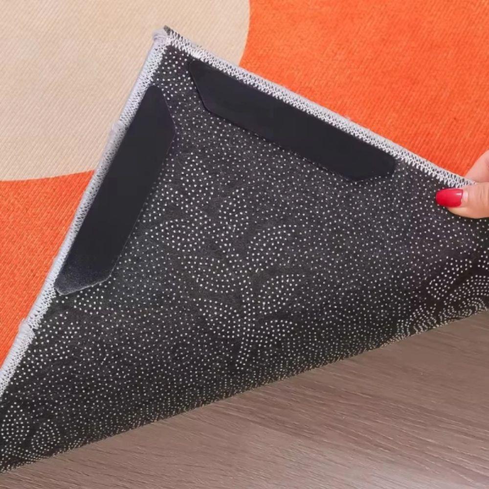 Reusable Non-Slip Tape Removable Carpet Sticker Corner Clip Anti-slip Mat  Bathroom