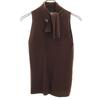 Made In Italy No Sleeve Knit 44 Brown Women Used