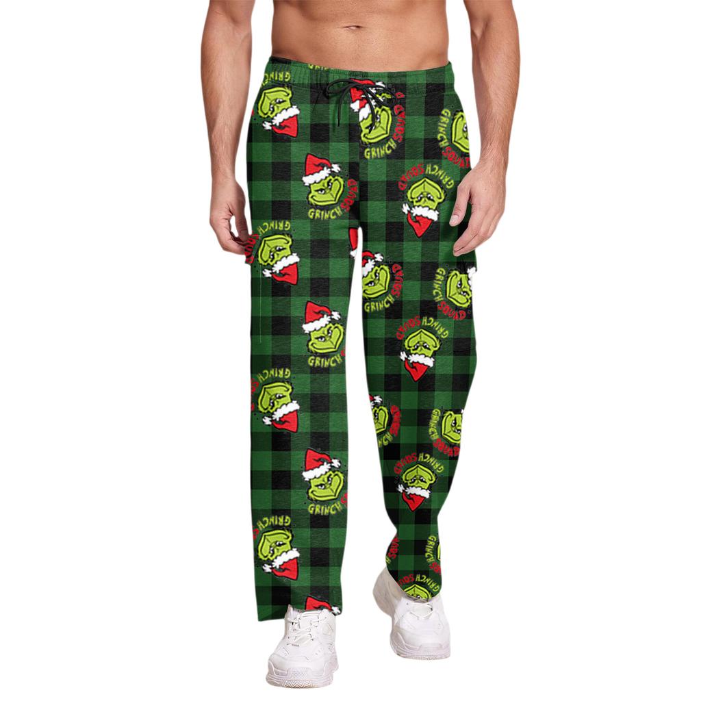 Herre Casual Sportbukser Løse Leggings Lange Paneler Fitness Løping Treningsbukser