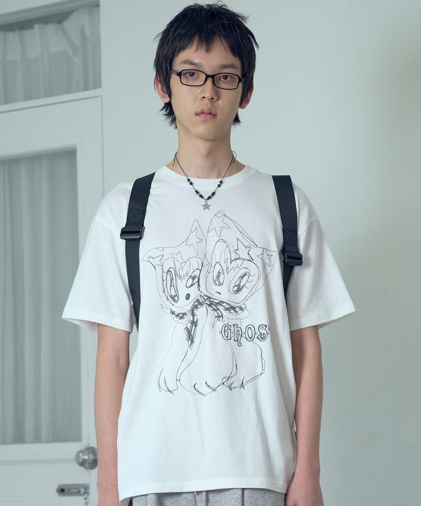 NICEGHOSTCLUB Warped Dolly Tee_White(Ng2Gmut516A)