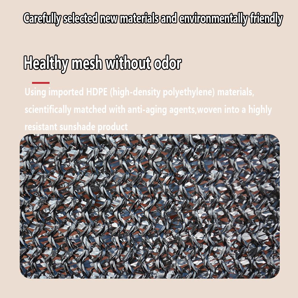 Outdoor Black Thickened Shading Net Encrypted Sun Protection Agricultural Summer Outdoor Insulation Net Sun Protection/breath