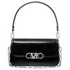 New MICHAEL KORS PARKER Snakeskin Print Embossed Leather Handbag Shoulder Bag Medium Size Women's Black 30F2S7PC6E-0001