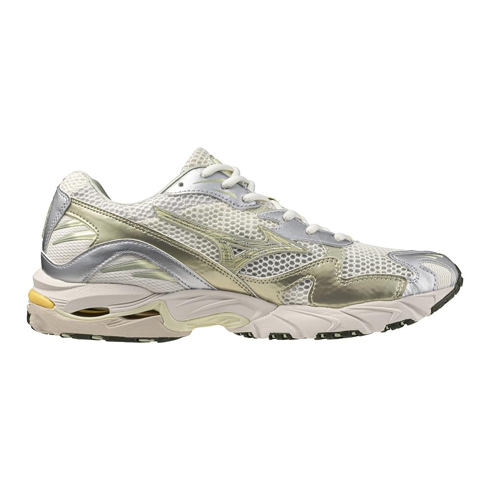 Mizuno Tenisky Wave Rider 10 x Světle zelená x 2E, Off-White Stříbrná, 30,0 cm,