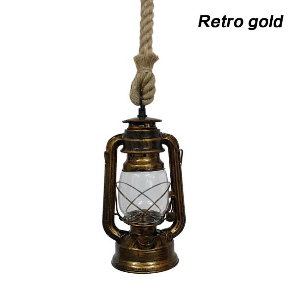 

Retro Pendant Lights E27 Hemp Rope Lantern Hang Lamp Vintage Industrial Hanglamp Loft Home decoration lamp Indoor Bar light