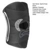 Åben Patella Knæbandage med Sidestabilisator Smertelindring Justerbar Knækompressionshylster Meniskskade Genopretning Knæstøtte Wrap
