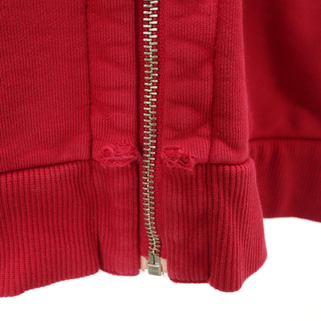 Lacoste Langarm Sweat Zip-Hoodie 3 Rote Serie Herren Gebraucht