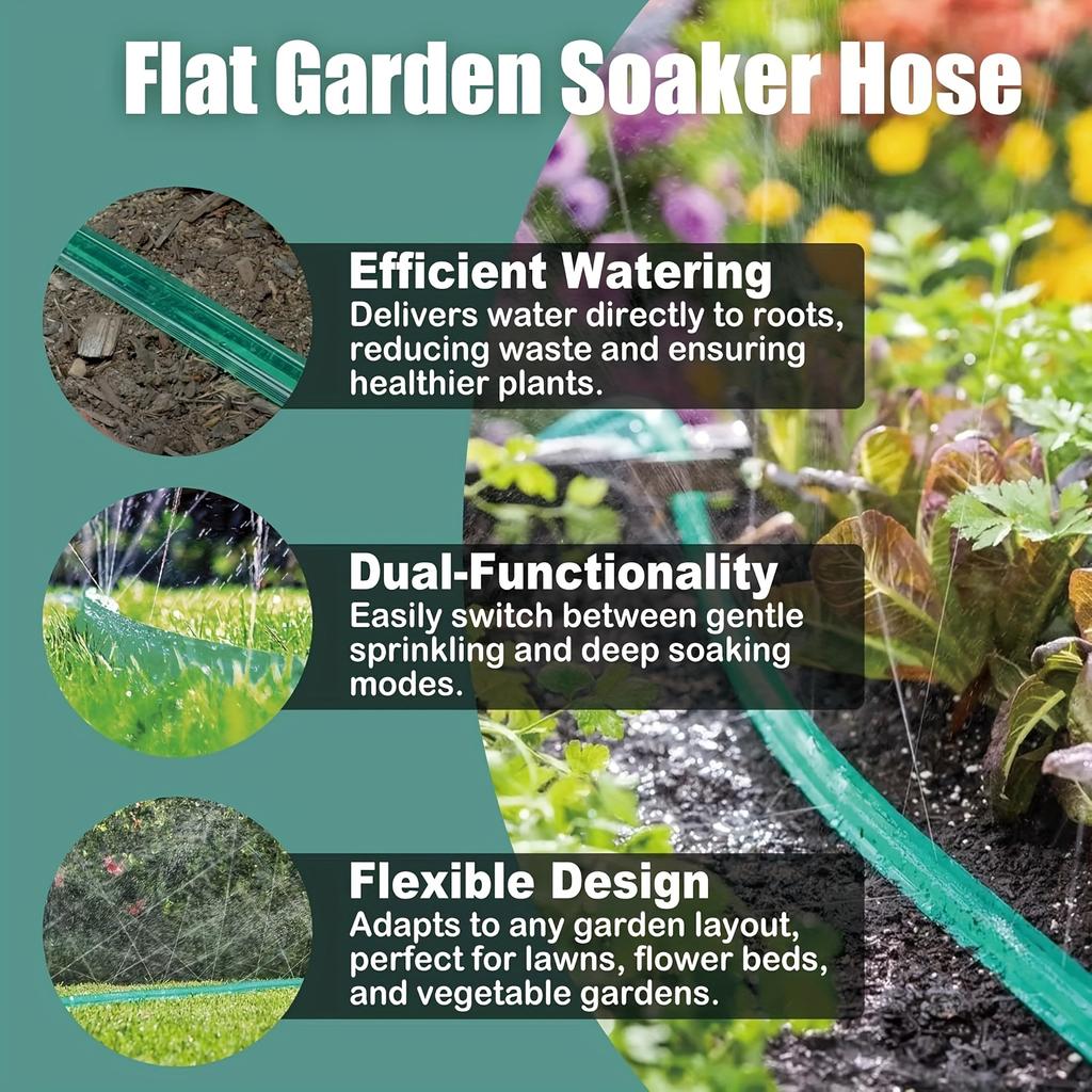 3m / 4.5m / 7.5m / 10m / 15m  Watering Hose, Drip Irrigation Hose, Sprinkler Irrigation Set, Suitable For Garden And Lawn Irrigation Systems