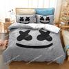 Hip Pop Music Marshmello Bedding Sets Bed Cover Comforter Duvet Cover Pillow Case Kids Adult Bedroom Decoration026