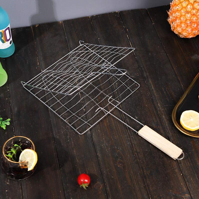 ZISIZ Portable BBQ Grill Net with Handle