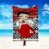 1pc Betty Boop Blanket, Home Printed Throw Blanket - Soft Blanket Gift for Family, Washable Sofa Bed Blanket