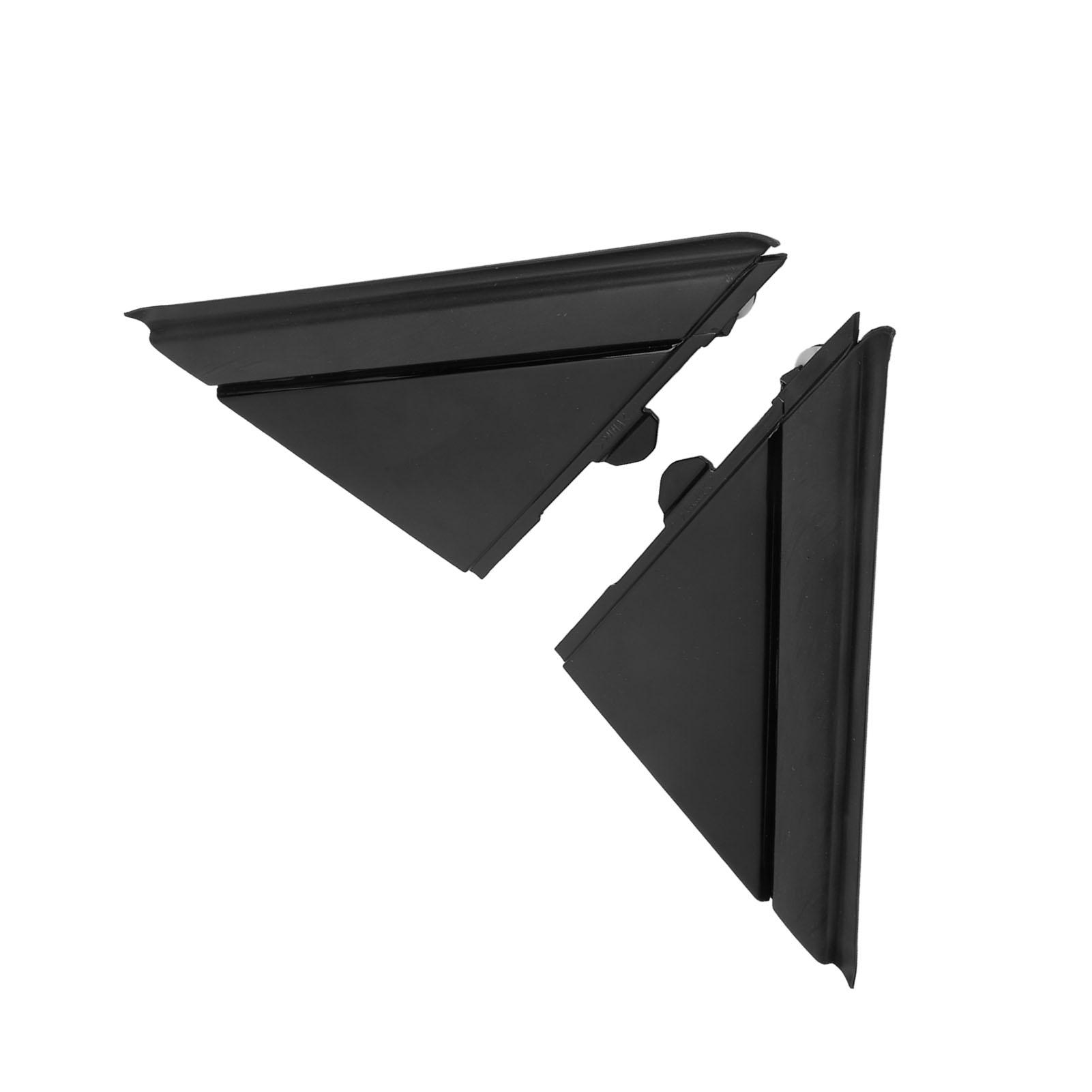

Front Door Mirror Flag Panel 1SH16KX7AA Left Right Deformation Proof Black Door Mirror Flag Cover for 500 2012 to 2019